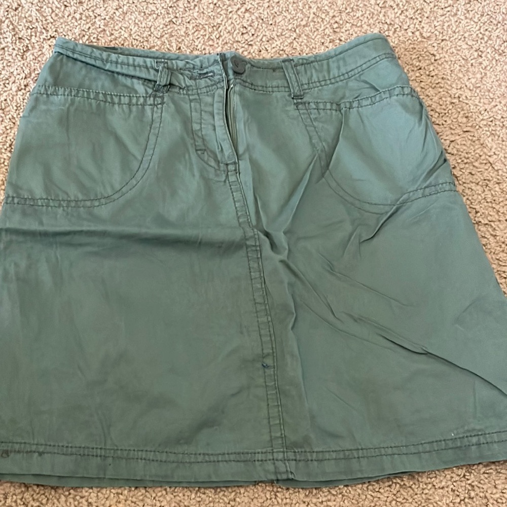 Army green faded glory skirt